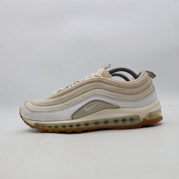 Nike Air Max 97 Triple White Men’s 10.5 Running Athletic Sneakers DJ2740-100 - Picture 4 of 11